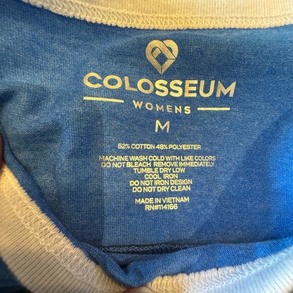 OKC Thunder Women’s Medium 3/4 Sleeve Shirt - Blue, Black, and White - Picture 5 of 5